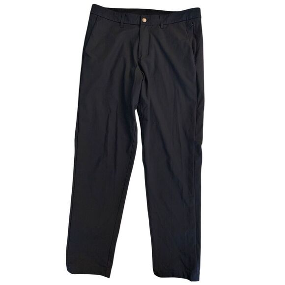 Lululemon Commission Pant Slim *Warpstreme 32" navy men's size 34 M5522S - Picture 1 of 4